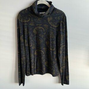 Evereve Printed Modal Turtleneck